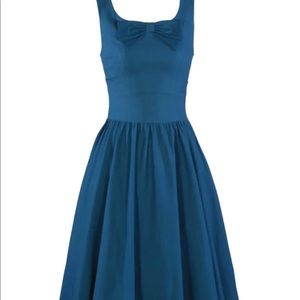 50’s Style Noely Dress in Blue Sz S